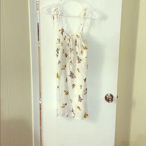 White floral sundress